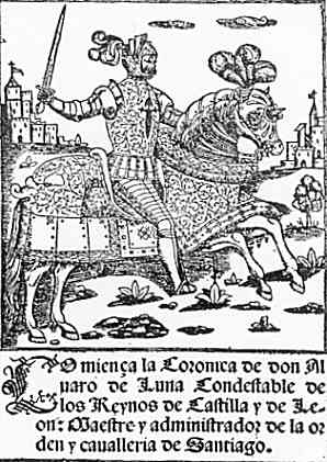Portada de la Cr&oacute;nica de D. &Aacute;lvaro de  Luna